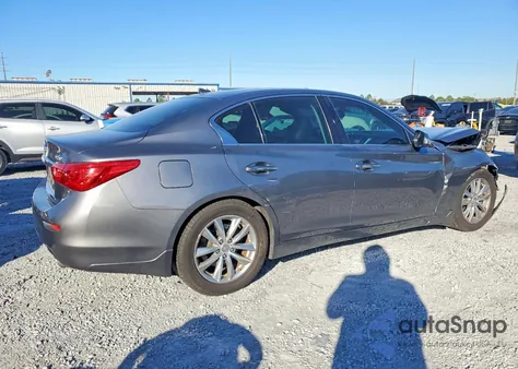 2014 Infiniti Q50 Base from USA, damaged, VIN JN1BV7AP8EM683115